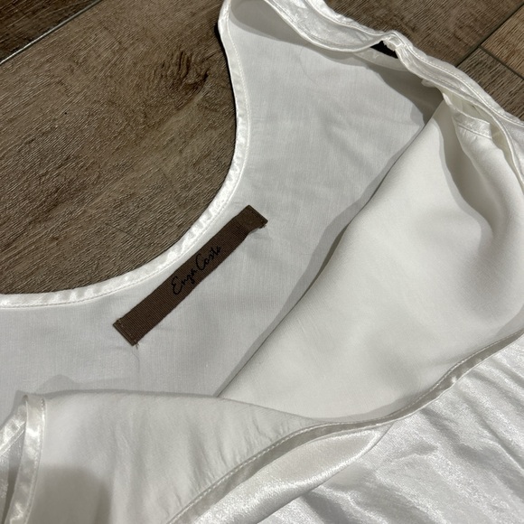 Enza Costa satin tank dress in cloud - Picture 5 of 9